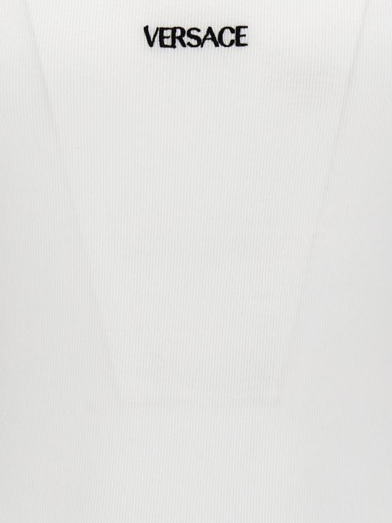 24FW 베르사체 민소매 티셔츠 10131251A094101W000 White - VERSACE