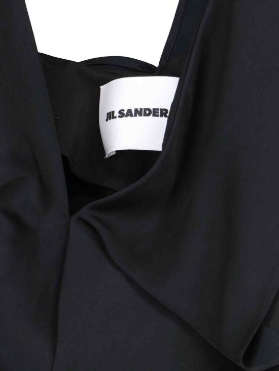 25SS 질샌더 롱 원피스 J02CT0469 J76018 001 Black - JIL SANDER