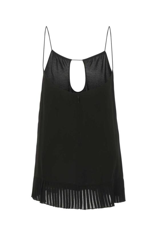  생로랑 숏 원피스 683807Y103W 1000 - SAINT LAURENT