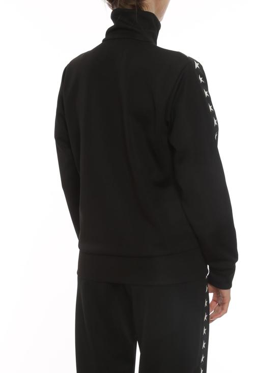  골든구스 로고 지퍼 트랙 터틀넥 GWP00875P00052080203 Black - GOLDEN GOOSE