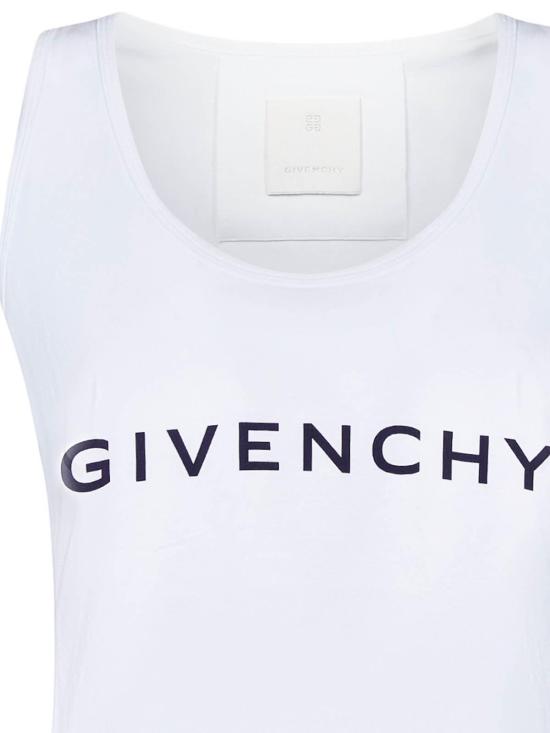  지방시 민소매 티셔츠 BW70AZ3YAC116 White - GIVENCHY