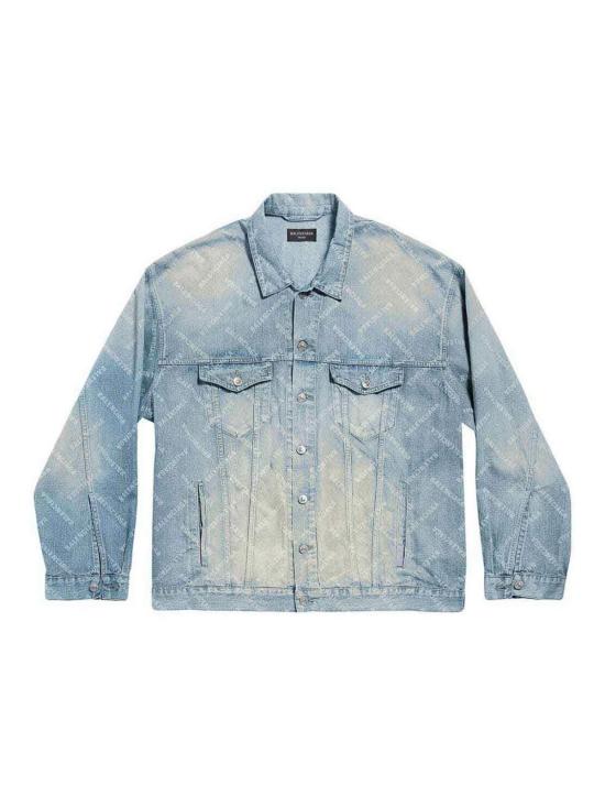  발렌시아가 데님 자켓 773616TPW534868 Dark Wash