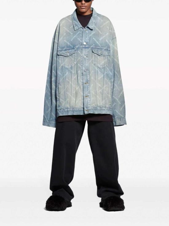  발렌시아가 데님 자켓 773616TPW534868 Dark Wash - BALENCIAGA