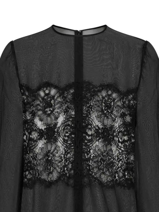  돌체앤가바나 미디 원피스 F6JNETFU1BUN0000 Black - DOLCE & GABBANA