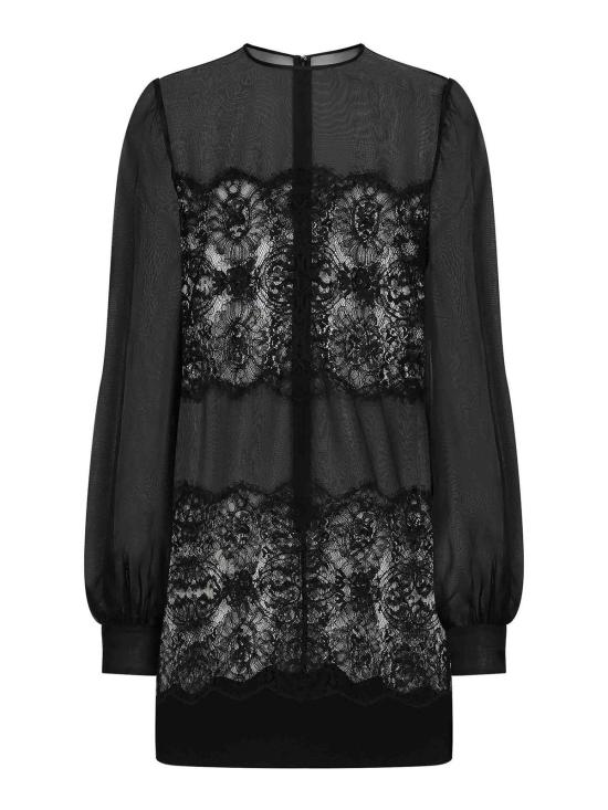  돌체앤가바나 미디 원피스 F6JNETFU1BUN0000 Black