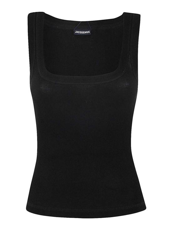  자크뮈스 민소매 티셔츠 241JS1582032990 Black