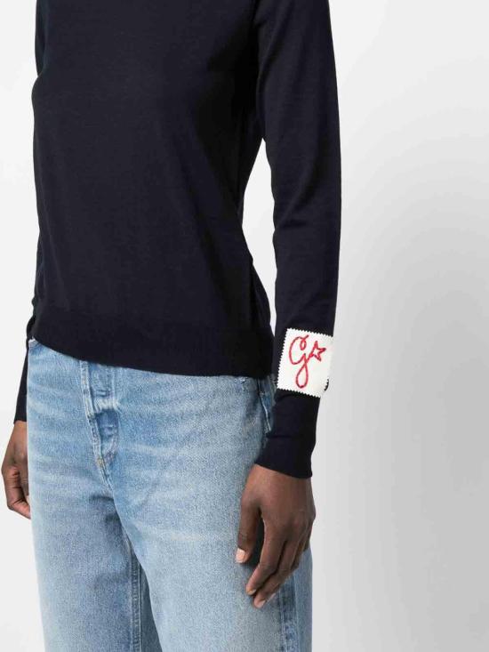  골든구스 탑 GWP00952P00066550501 Blue - GOLDEN GOOSE