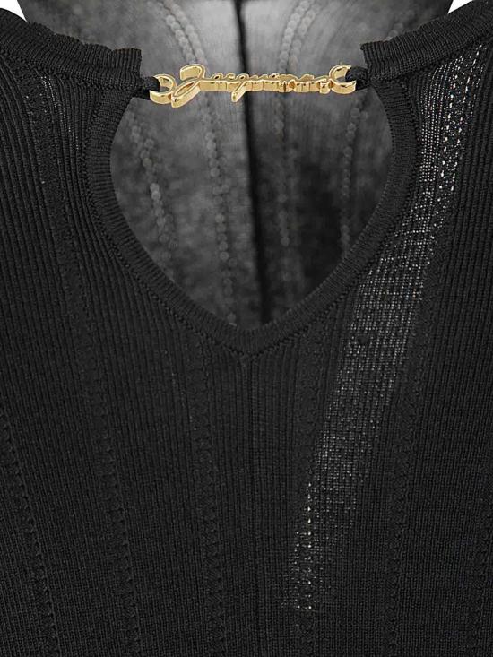  자크뮈스 긴팔 티셔츠 241KN3572358990 Black - JACQUEMUS