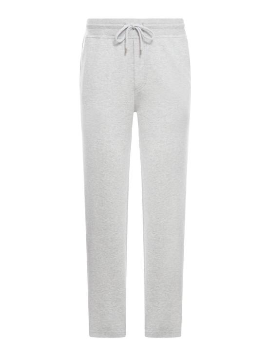 26SS 브루넬로 쿠치넬리 코튼 블렌드 트레이닝 팬츠 MM8313243GC1252 Grey