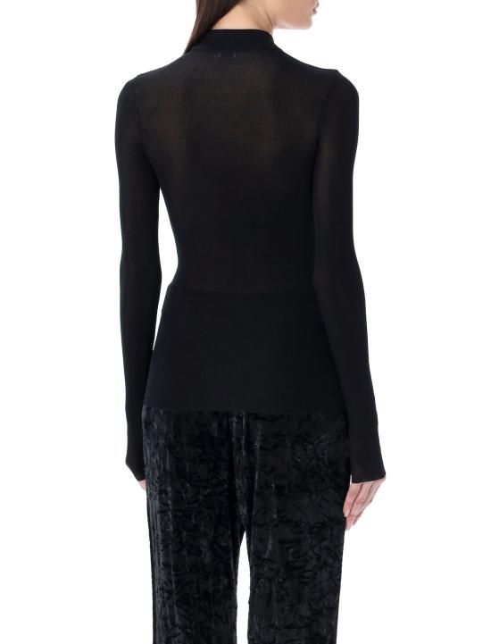 25SS 생로랑 긴팔 티셔츠 654478Y75AI 1000 Nero - SAINT LAURENT