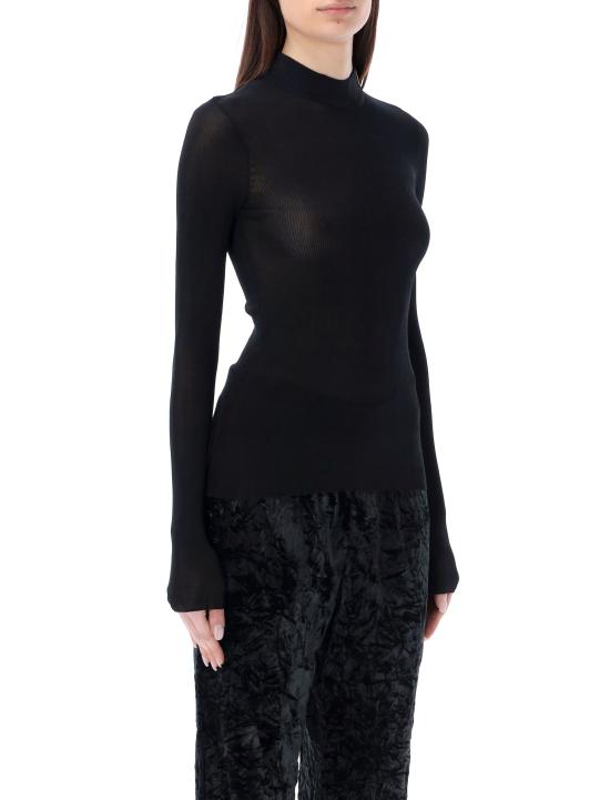 25SS 생로랑 긴팔 티셔츠 654478Y75AI 1000 Nero - SAINT LAURENT