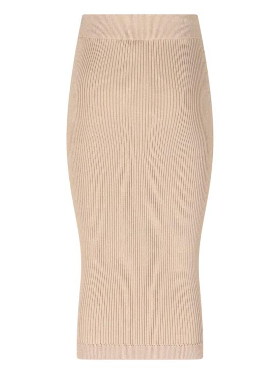 25SS 발망 미디 스커트 EF1LD022KI10 0DC Beige - BALMAIN