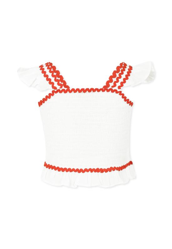 25SS [키즈] 스텔라 맥카트니 탑 TW5A42 Z0138 101 WHITE - STELLA MCCARTNEY