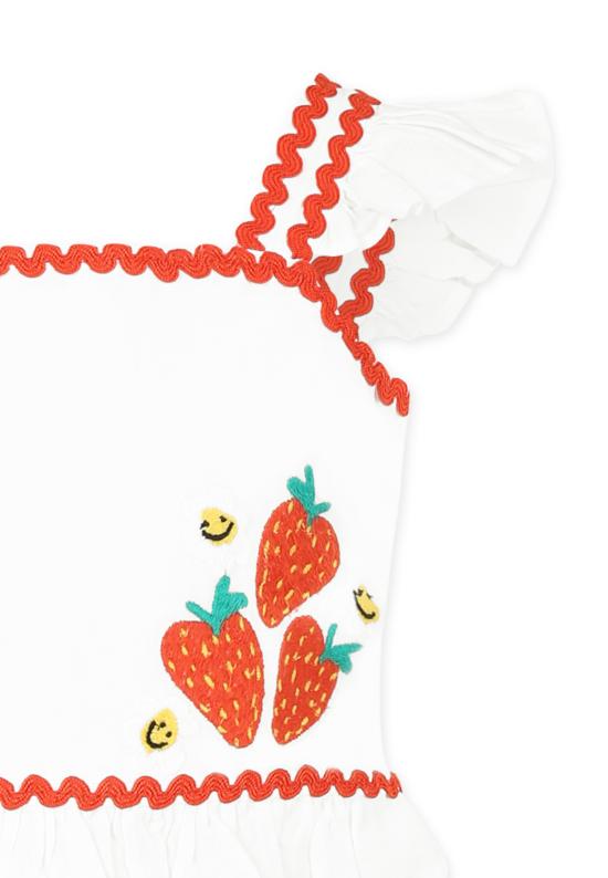 25SS [키즈] 스텔라 맥카트니 탑 TW5A42 Z0138 101 WHITE - STELLA MCCARTNEY