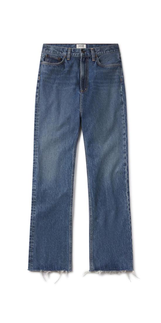  에이골디 데님 팬츠 아골드 리나 진스 플라시보(빈티지 다크 인디고) - AGOLDE