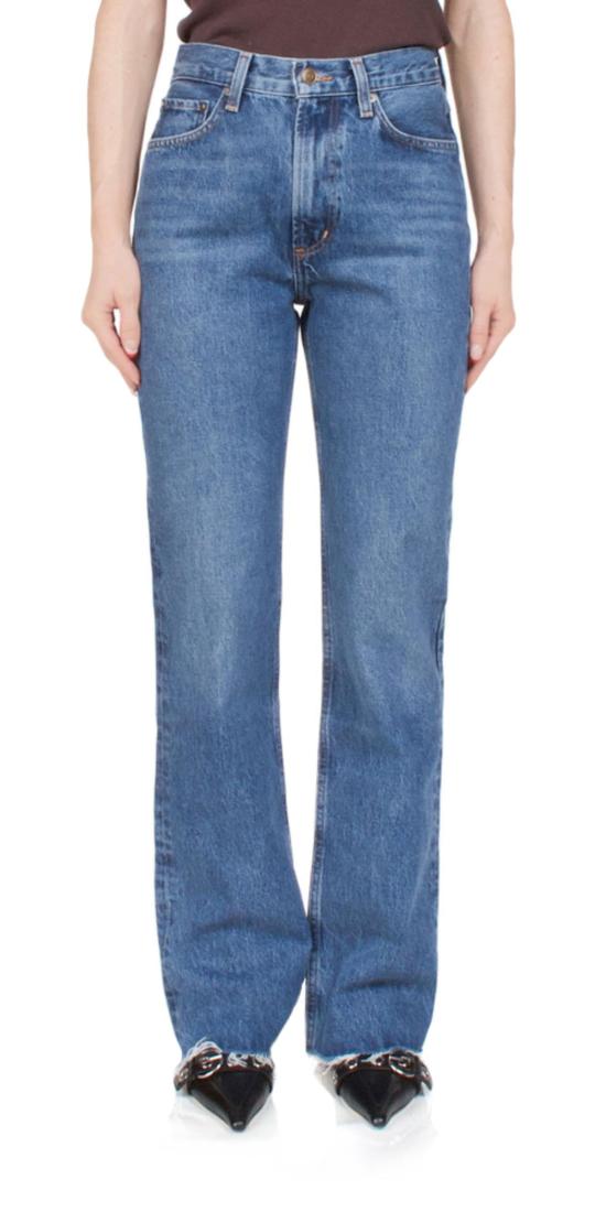  에이골디 데님 팬츠 아골드 리나 진스 플라시보(빈티지 다크 인디고)