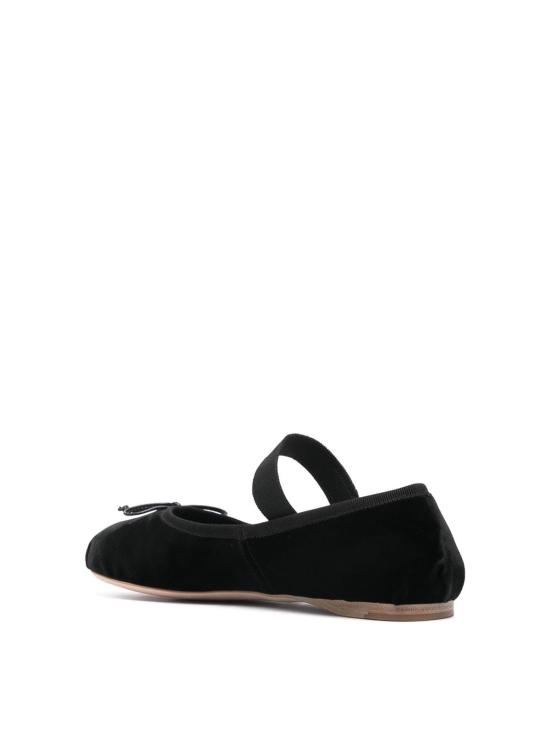 24FW 미우미우 플랫 슈즈 5F794DFDX05068F0002 Black - MIU MIU