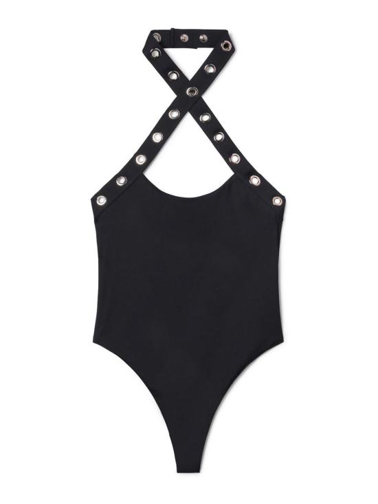 24FW 오프화이트 숏 원피스 OWFC016S24FAB0011000 Black