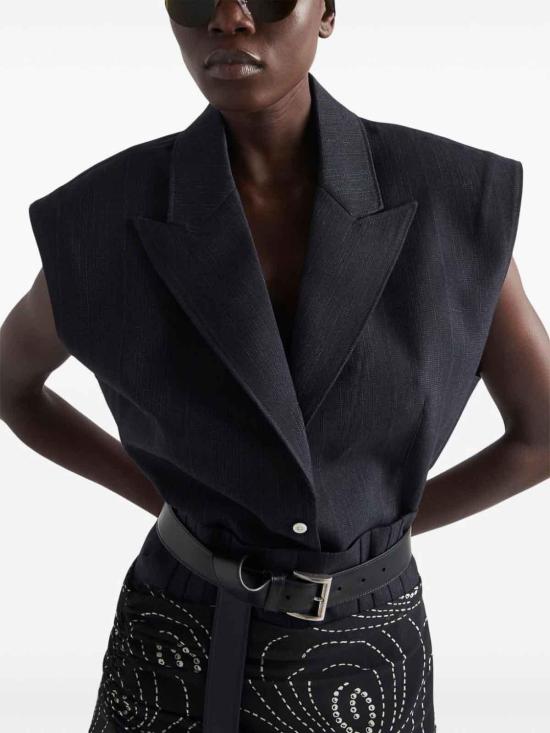  프라다 수트 자켓 P567OHSOOO14XIF0124 Dark Blue - PRADA