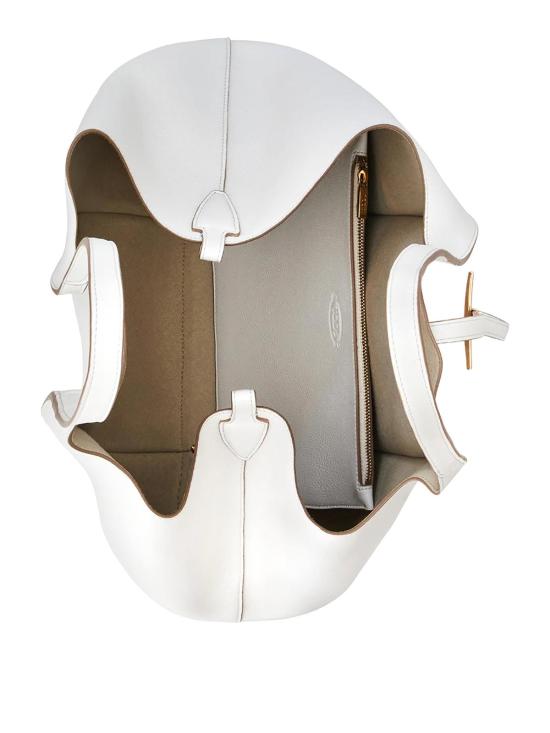 26SS 토즈 T 타임리스 미니 쇼핑백 XBWTSBA0300Q8EB015 White - TODS