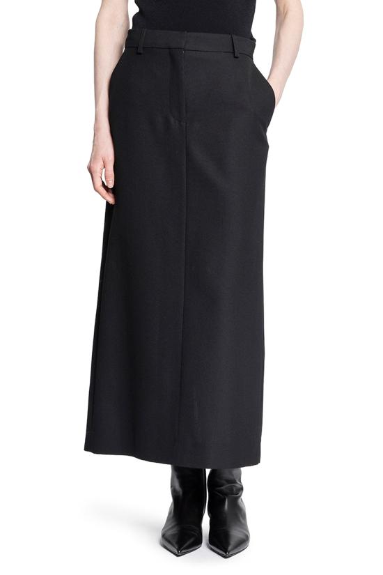  토템 롱 스커트 251WRB4288FB0026001 Black - TOTEME