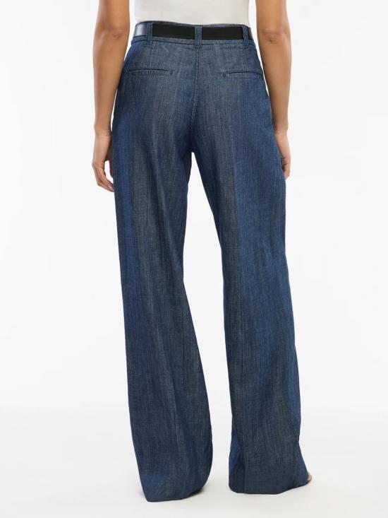 25SS 어나더 투모로우 스트레이트 팬츠 A424PT056CODARK BLUE Blue - ANOTHER TOMORROW