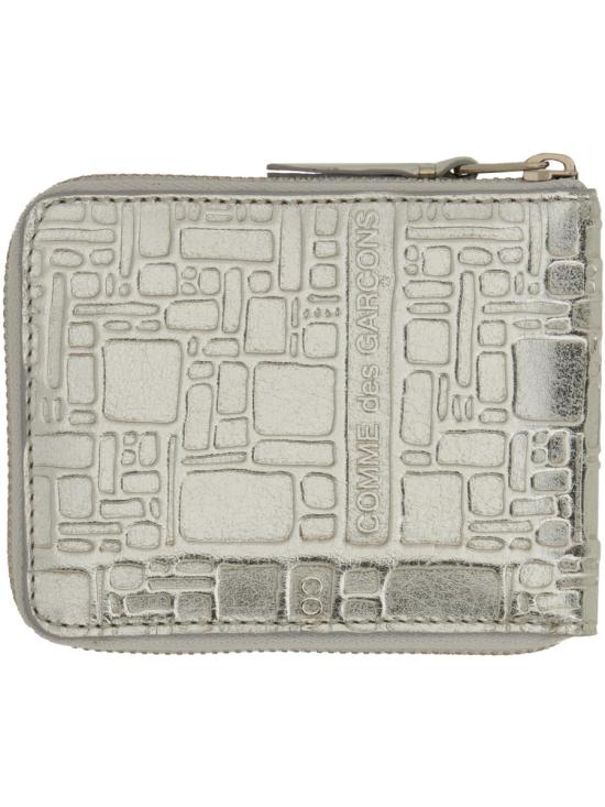 25SS 꼼데가르송 가죽소품 SA7100EG SILVER - COMME DES GARCONS