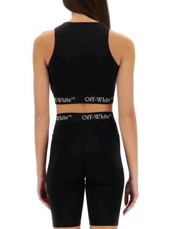 25SS 오프화이트 민소매 티셔츠 OWVO056 BLACK - OFF WHITE