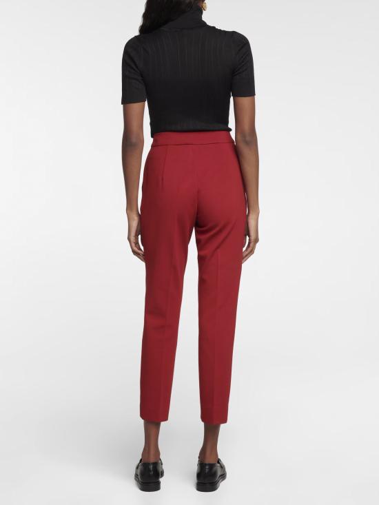25FW 막스마라 스트레이트 팬츠 2511781011600PEGNO 007 RED - MAX MARA