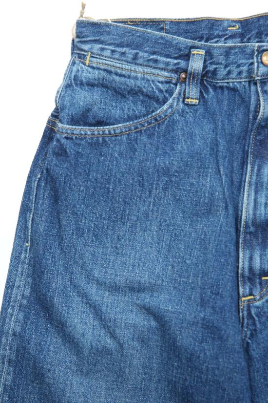  오어슬로우 데님 팬츠 Orslow Standard 하이웨이스트 셀비지 데님 데님 중고 95 - ORSLOW