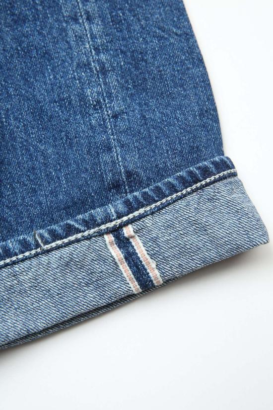  오어슬로우 데님 팬츠 Orslow Standard 하이웨이스트 셀비지 데님 데님 중고 95 - ORSLOW