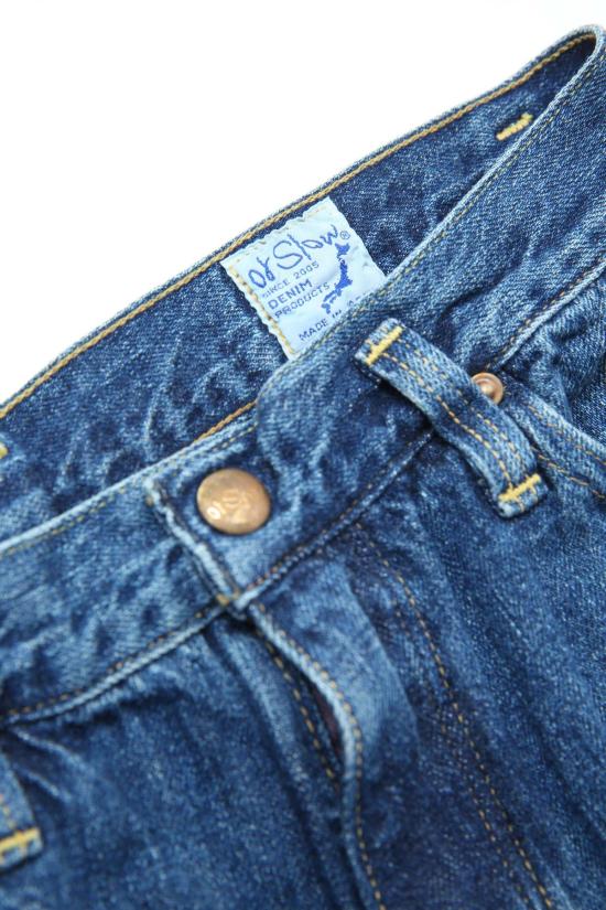  오어슬로우 데님 팬츠 Orslow Standard 하이웨이스트 셀비지 데님 데님 중고 95 - ORSLOW