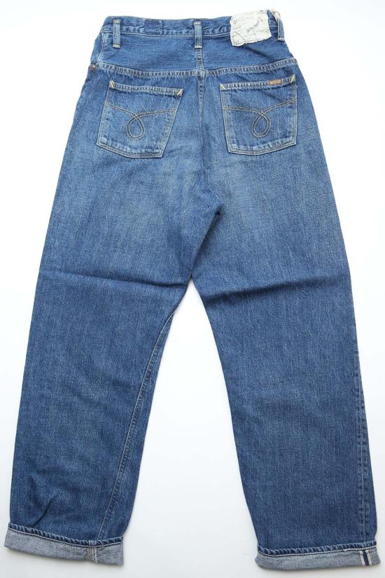  오어슬로우 데님 팬츠 Orslow Standard 하이웨이스트 셀비지 데님 데님 중고 95 - ORSLOW