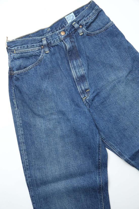  오어슬로우 데님 팬츠 Orslow Standard 하이웨이스트 셀비지 데님 데님 중고 95 - ORSLOW