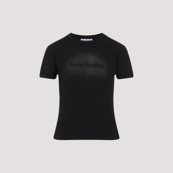 25SS 아크네 스튜디오 반팔 티셔츠 AL0457 BM0 FADED BLACK - ACNE STUDIOS