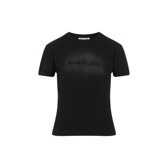 25SS 아크네 스튜디오 반팔 티셔츠 AL0457 BM0 FADED BLACK