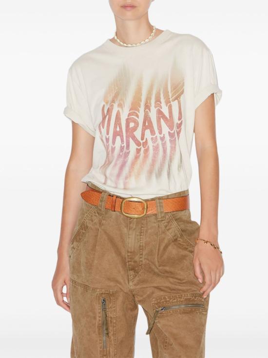 25SS 이자벨마랑 ZOELINE 조엘린 프린팅 반팔 티셔츠 TS0147FAC1N07E23EC DOM - ISABEL MARANT