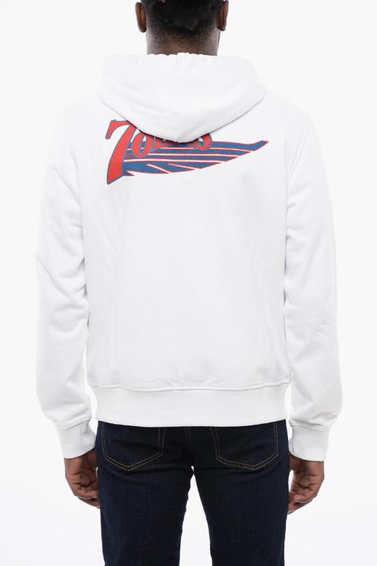  디젤 후드 티셔츠 A12520 0HAYT 100 White - DIESEL