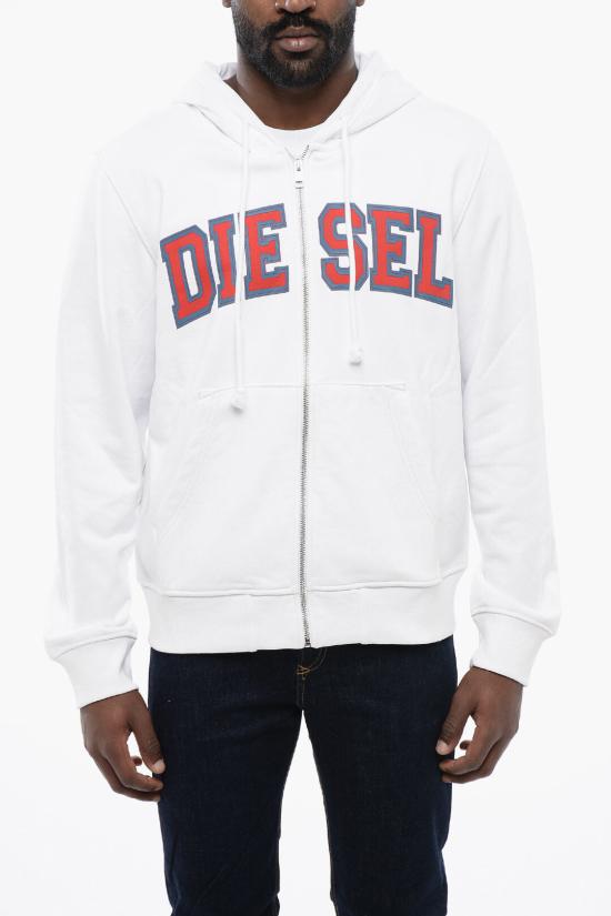  디젤 후드 티셔츠 A12520 0HAYT 100 White