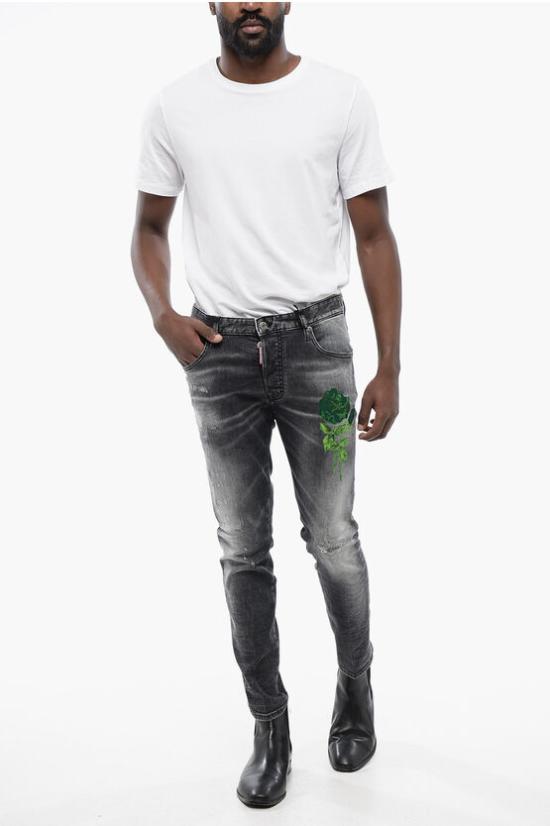  디스퀘어드2 데님 팬츠 S74LB1224 S30503 900 Black - DSQUARED2