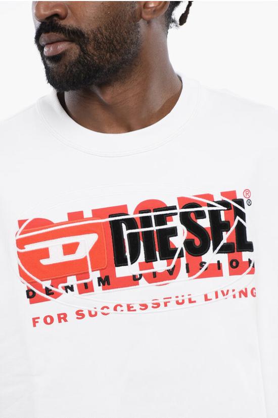  디젤 긴팔 티셔츠 A12150 0IAJH 100 White - DIESEL