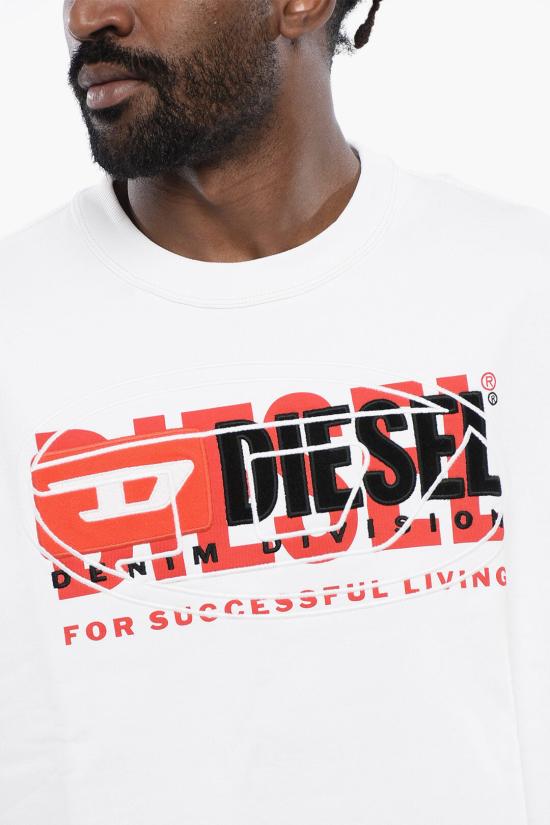  디젤 긴팔 티셔츠 A12150 0IAJH 100 White - DIESEL