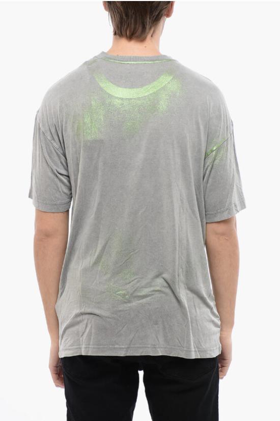  디젤 반팔 티셔츠 A12731 0DPAN 9BXB Gray - DIESEL