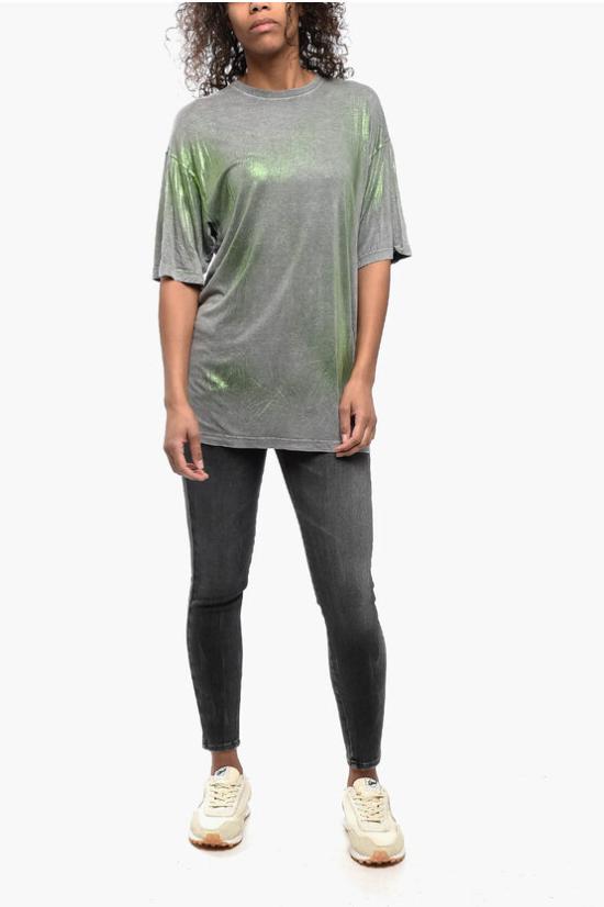  디젤 반팔 티셔츠 A12731 0DPAN 9BXB Gray - DIESEL