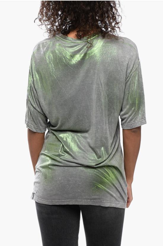  디젤 반팔 티셔츠 A12731 0DPAN 9BXB Gray - DIESEL