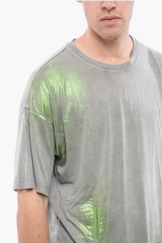  디젤 반팔 티셔츠 A12731 0DPAN 9BXB Gray - DIESEL