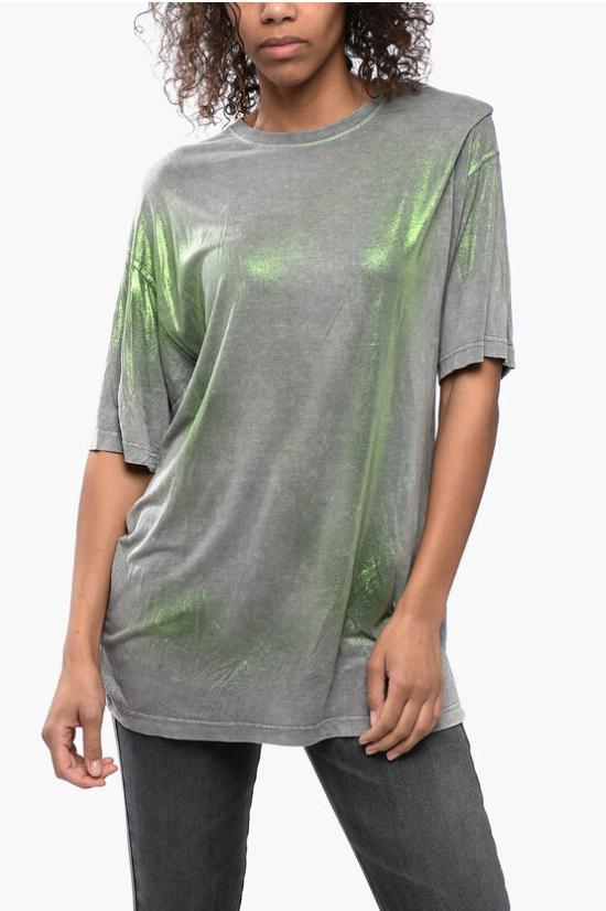  디젤 반팔 티셔츠 A12731 0DPAN 9BXB Gray - DIESEL