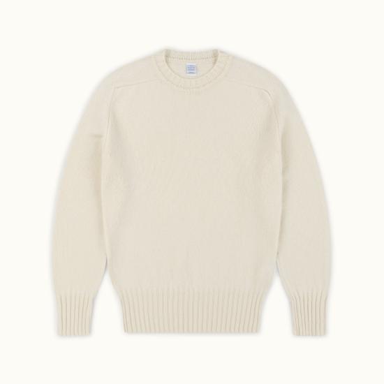  할리 오브 스코틀랜드 쉐기 독 크루넥 스웨터 M24747SHAGGY CREAM DOM