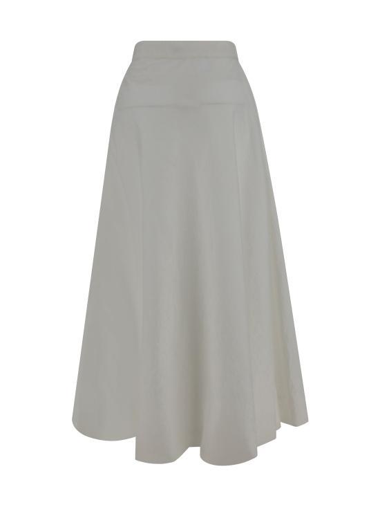 25SS 브루넬로 쿠치넬리 스커트 M0F79G3812 C600 WHITE - BRUNELLO CUCINELLI