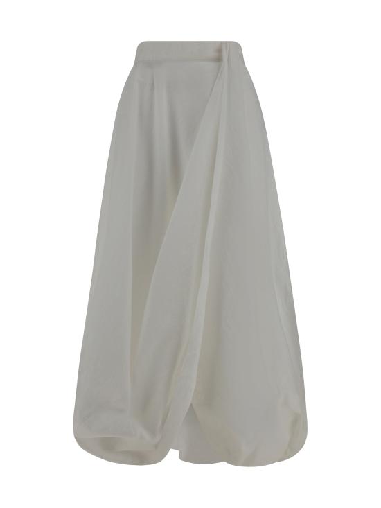 25SS 브루넬로 쿠치넬리 스커트 M0F79G3812 C600 WHITE